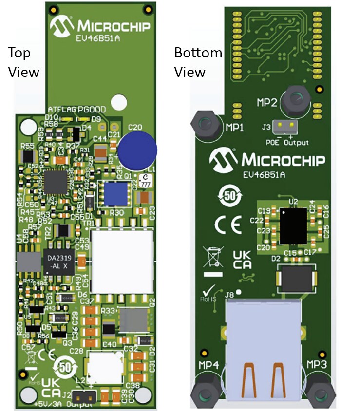 Microchip Technology EV46B51A LAN8720A PHY-PoE Daughter Board
